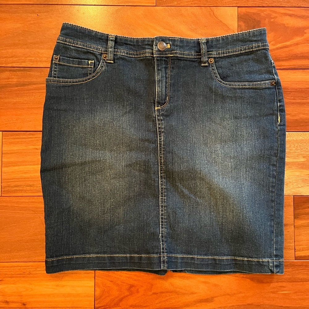 G.H. Bass & Co. Blue Denim Pencil Skirt